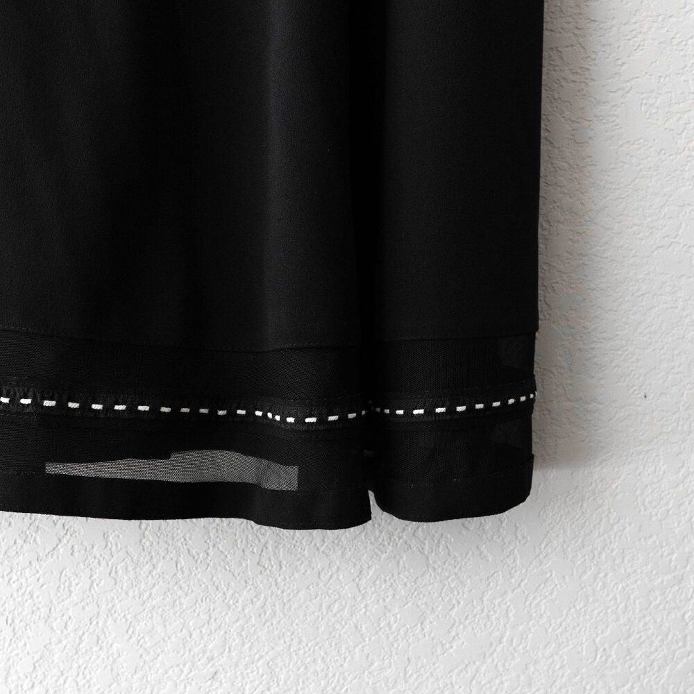 Calvin Klein Dress Size 12 Black Sleeveless Classic Fit & Flare LBD - Picture 4 of 6